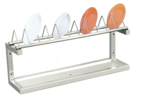 Meilleure vente étagère d'égouttage de vaisselle en acier inoxydable support mural pour vaisselle de cuisine pour le rangement de la vaisselle