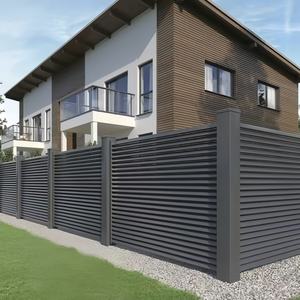 Paneles de Cerca de Aluminio Personalizados, Horizontales, de Lujo, para Privacidad en el Jardín, con Revestimiento en Polvo, Paneles de Cerca de Aluminio para Exteriores - Product Image 6