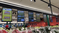Grosir papan reklame LCD Digital LCD kustom Android kecerahan tinggi ultra-tipis 35 "untuk iklan ritel