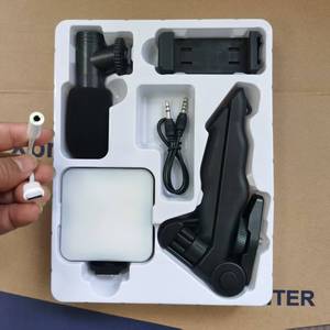 Kit de Video para Teléfono con Cámara, Trípode Flexible, Kit de Video con Luz LED, Micrófono, Trípode de Mano, Kit de Iluminación para Video, Palo para Selfies - Product Image 3