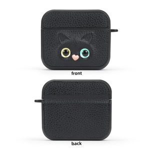 Apple-auriculares a prueba de golpes con dibujos animados personalizados, funda protectora de cuero con cordón para <span class=keywords><strong>AirPods</strong></span> <span class=keywords><strong>1</strong></span> 2 3 - Product Image 3