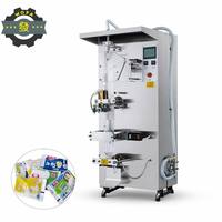 Volledig automatische zijdelingse verzegelmachine voor vloeistoffen zoals yoghurt, melk, ketchup, sap, kokoswater, ijswater; vul- en verzegelmachine