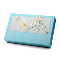 Boîte d'emballage cadeau de luxe en carton pour gâteaux de lune avec logo personnalisé
