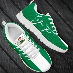 Guam personnalisé baskets polynésiennes pour hommes à lacets athlétiques baskets de course Wedge respirant Gym léger sport chaussures de tennis - Product Image 4