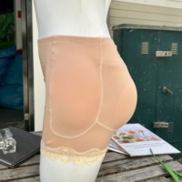 3-1628 # Günstige Ausverkaufsware Damen Nahtlose Unterwäsche Gepolsterte Spitzen-Slips Bauchkontrolle Po-Lifting Formgebende Shorts
