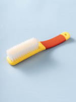 Brosse à chaussures multifonctionnelle DIY pour la maison, nouveau style, poils en plastique, manche en bois, personnalisable OEM, vente chaude