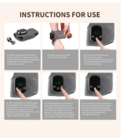 Fortschrittlicher Tauchstoff-Fußmassagegerät mit 3 Intensitätsstufen und 5 Temperaturstufen, Vibration+Wärme, USB-Aufladbar, 1800mAh Lithium-Akku