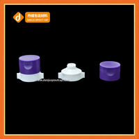 Capuchon de tube de dentifrice à ouverture à clapet, conception personnalisée OEM ODM, anti-fuite, en plastique, pour emballage de tubes de soins bucco-dentaires, avec bec verseur