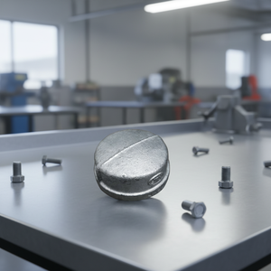 Заглушка для труб из ковкого чугуна Kanaifu Model 301, оцинкованная, для систем воды, масла и газа, давление 2,5 МПа, срок службы 10 лет - Product Image 4