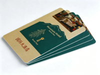 Maßgefertigte Matte PVC-Hotelkarte 13,56 MHz mit CMYK-Offsetdruck RFID NFC Hotelzimmer-Zugangskarte Mitgliedskarte