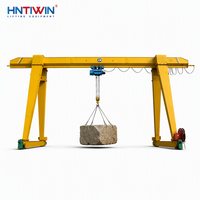 Grue portique monopoutre à rail de 35 tonnes pour levage de pierres, certifiée CE, fabriquée par HNTIWIN