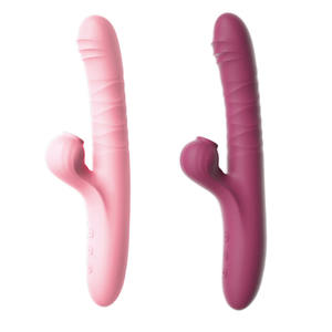 Bestseller <span class=keywords><strong>2</strong></span> in 1 Klitoris stimulierende Absaugung und G-Punkt vibrierende Sexspielzeug für Erwachsene <span class=keywords><strong>Dildo</strong></span> Saugen Vibrator für Frauen - Product Image 1
