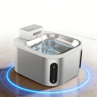 Distributeur d'eau automatique intelligent pour animaux de compagnie de grande capacité 4L WB2504 ABS sans fil ultra-silencieux avec filtration à 4 couches et écran LCD pour chats