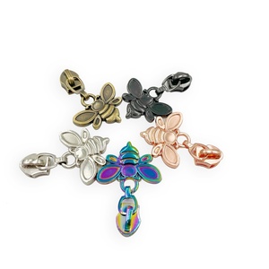 Personnalisé de haute qualité # 5 curseurs de fermeture éclair en nylon et métal, autobloquants, pour vêtements ou sacs à main, placage en alliage de zinc - Product Image 4