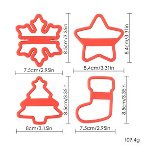 Stampo per Pasticceria di Grado Alimentare Set di Tagliabiscotti in Silicone Fai-<span class=keywords><strong>da</strong></span>-Te Moldes Tagliabiscotti Personalizzato con Copertura in Silicone - Product Image 3