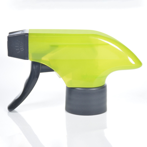 Wholesale for Cosmetic White Bottle with Transparent <strong>Green</strong> Cover Two Finger Handle 28/410 PP Foam Plastic <strong>Trigger</strong> <strong>Sprayer</strong> - Product Image 5