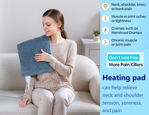 Hochwertiges PTC & NTC-Heizsystem in <span class=keywords><strong>XXL</strong></span>-Größe Glasperlen Gefülltes gewichtetes Heizkissen für Massage gürtel - Product Image 3