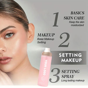 90 °   Spray Fijador de Maquillaje de Larga Duración, Color Rosa, 100 ml, Bruma Fina, Ligero y Transpirable, para Marca Privada - Product Image 5