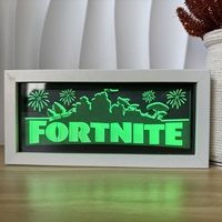 Lampe murale LED Batman Justice League, veilleuse colorée, lampe de décoration pour la maison avec télécommande, coffret cadeau Noël et Nouvel An