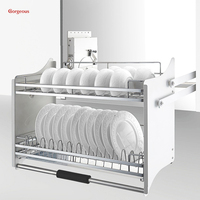 600 Mm-1000 Mm Despensa Armazenamento Organizador Prato Prato Rack Elevador Sistema Elevador Cesta Cozinha Escondida no Gabinete Pull Down Carton