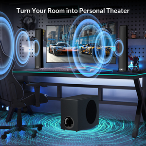 Soundbar 2.1ch con <span class=keywords><strong>Subwoofer</strong></span> e Sistema Surround Wireless Compatibile con Home Theater, Barre Sonore <span class=keywords><strong>per</strong></span> <span class=keywords><strong>TV</strong></span> - Product Image 5