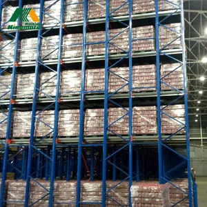 Sistema di stoccaggio FILO warehouse drive in rack van pallet racking system