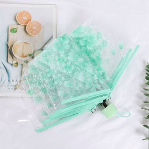 Parapluie transparent POE personnalisé avec logo OEM, parapluie pliant manuel transparent pour la pluie, idéal pour la vente en gros et les cadeaux - Product Image 4