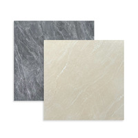 Carreaux de sol en porcelaine modernes imitation texture marbre gris pour salle de bain, salle à manger, villa, 800x800mm