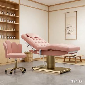 Camilla de Masaje Profesional Eléctrica con Elevación de un Botón, Ajustable, para Terapia, Spa, Tratamientos Médicos, Facial y de Pestañas - Product Image 5