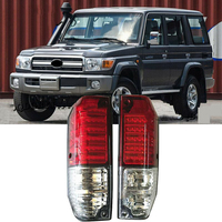 Feux arrière LED complets style OEM, paire de feux arrière pour Toyota Land Cruiser LC76 Wagon, remplacement d'usine des feux arrière