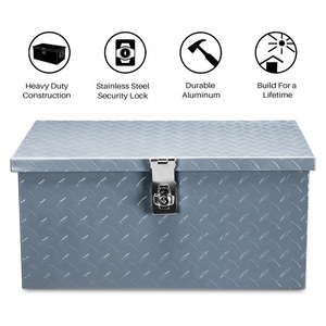 Hộp Công Cụ Xe Tải Bán Tải Bằng Nhôm Tấm Kim Cương, Hộp Công Cụ Lưu Trữ Kim Loại Tùy Chỉnh Cho Xe Kéo - Product Image 3