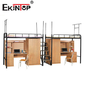 Ekintop - Nuevo Diseño Popular de <span class=keywords><strong>Litera</strong></span> para Estudiantes <span class=keywords><strong>con</strong></span> <span class=keywords><strong>Escritorio</strong></span> <span class=keywords><strong>Debajo</strong></span>, Cama Alta de Madera <span class=keywords><strong>con</strong></span> <span class=keywords><strong>Escritorio</strong></span> - Product Image 5