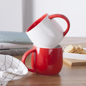 Tasses en céramique créatives grande capacité avec poignée, compatibles micro-ondes, cadeau idéal pour le petit-déjeuner, lait, qualité supérieure - Product Image 2