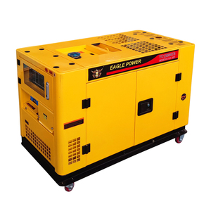 เครื่องกำเนิดไฟฟ้าดีเซลแบบพกพา EAGLE POWER YC12500T/T3 <span class=keywords><strong>เฟส</strong></span>เดียว AC 50/60Hz 8KW/10KVA 3KW-10KW  เงียบ ได้รับการรับรองมาตรฐาน CE/ISO9001 - Product Image 2