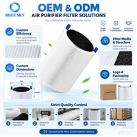 Filter Karbon Aktif HEPA Kompatibel dengan Pembersih Udara Nuwave OxyPure 47501 47502 47513