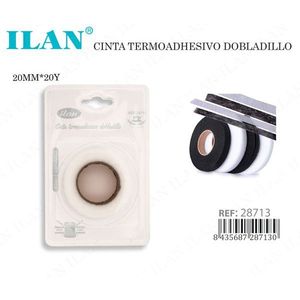 Cinta termoadhesiva Ilan de 20 mm x 20 yardas de doble cara para ropa - Product Image 3