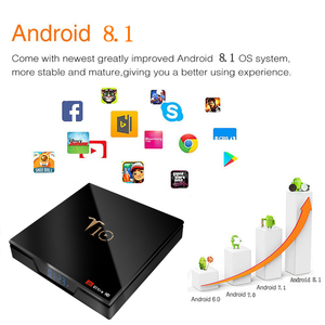 TV BOX ANDROID 8.1 T10 s905w với nhà máy giá <span class=keywords><strong>Quad</strong></span> <span class=keywords><strong>Core</strong></span> 2.4 Gam <span class=keywords><strong>Wifi</strong></span> 4K 1GB 8GB / 2GB 16GB thông minh TV Android TV Box trong Set Top Box - Product Image 4