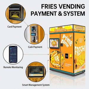 Distributeur automatique de frites, de chips et de poulet frit, personnalisable, en libre-service 24h/24 et 7j/7 - Product Image 3