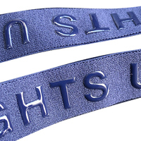 Bandoulière élastique antidérapante de haute qualité pince en silicone à coudre noire bande de sangle élastique antidérapante bande élastique