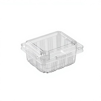 Emballage alimentaire transparent personnalisé anti-effraction avec couvercle pour salade, jus, gâteau, fruits secs