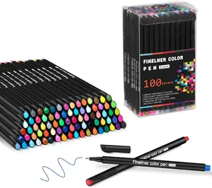 Set Van 12 -100 Planner Pen Gekleurde Pennen Fijne Punt Markers Fijne Tip Art Tekening Fineliner Pen Voor Schrijven notities Kalender