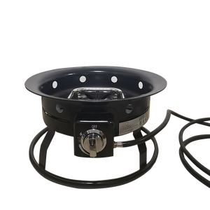 Pozzo del fuoco portatile all'aperto del Gas propano di 58000 BTU <span class=keywords><strong>con</strong></span> la copertura e la <span class=keywords><strong>pietra</strong></span> della roccia lavica - Product Image 3