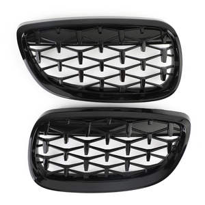 Grille de pare-chocs avant BMW Série 3 Coupé E92 en plastique ABS, style M3, pour modèles 2006-2009. - Product Image 1
