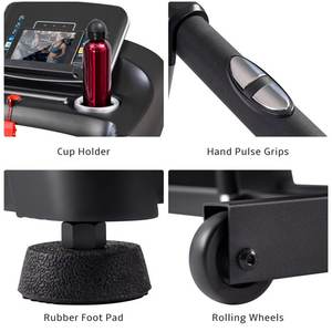 Lijiujia 3 Ebenen manuelle Schräg laufmaschine Heimgebrauch einfach zu installieren Laufband mit 6 großen stoß dämpfenden Federn - Product Image 5