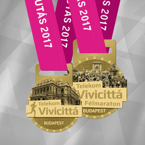 <span class=keywords><strong>Medalla</strong></span> deportiva de maratón 3D de metal milagroso personalizada del fabricante - Product Image 3
