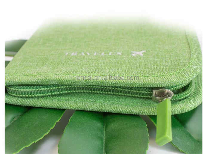 Encai New Design Folder Travel Passport Bags for Ticket & Cards Holder Fashion Passport Wallet