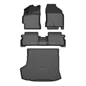 3D Custom Fit Floor Liners Cargo Mat Waterproof Auto Accessories Protector Anti Slip All Weather Carpet For Toyota Prado 4Runner