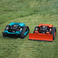 Industrieller RC-Schlegelmäher Geländegängiger Freischneider Benzin-Elektro Hochleistungs-Schlegelmäher für Hänge, Ackerland und Obstplantagen