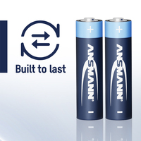 Piles alcalines ANSMANN Super Power 4 pièces AAA N°7 1300mAh pour jouets, appareils électroménagers, outils électriques, électronique grand public, télécommandes