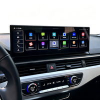 Radio para Auto con GPS Integrado de 12.3 Pulgadas, Pantalla Dividida, Reproductor MP3, Transmisor FM para Audi A4L 2017-2021 con Soporte para Tablero, CarPlay y Android Auto